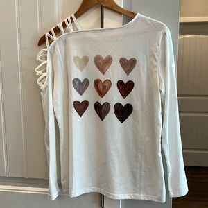 NWT - SHEIN cold shoulder t-shirt